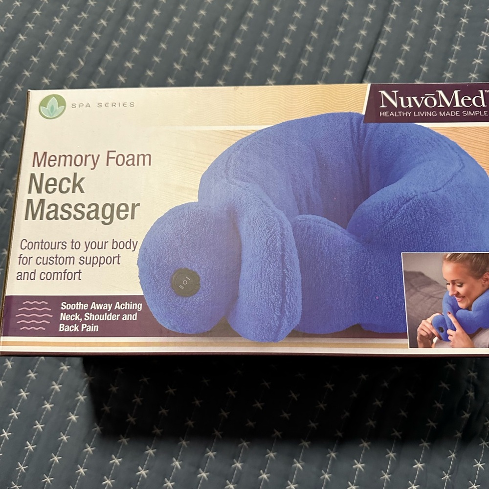NuvoMed Blue Neck Massager Brand New